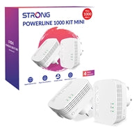 STRONG AV1000 Gigabit Powerline Adapter Kit - 1000Mbps (2 Pack) STRONG AV1000 Gigabit Powerline Adapter Kit - 1000Mbps (2 Pack)